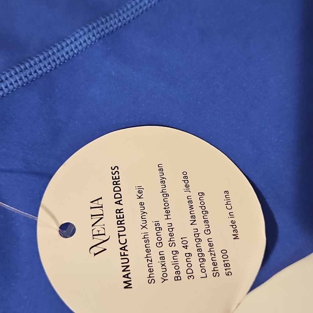 Wenlia Womens Workout Romper Tennis Dress Running Onesie Criss Cross L NWT Swim - Picture 6 of 7